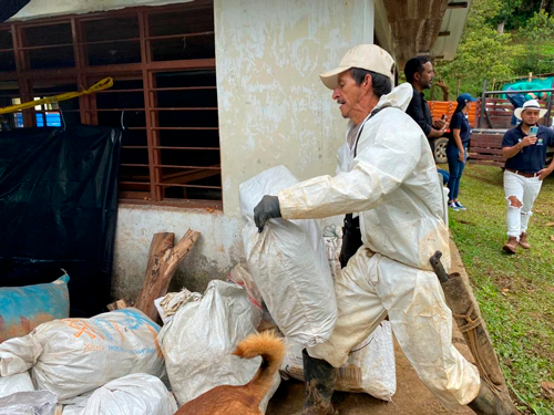 Retiran residuos peligrosos en los Farallones Retiran residuos peligrosos en los Farallones