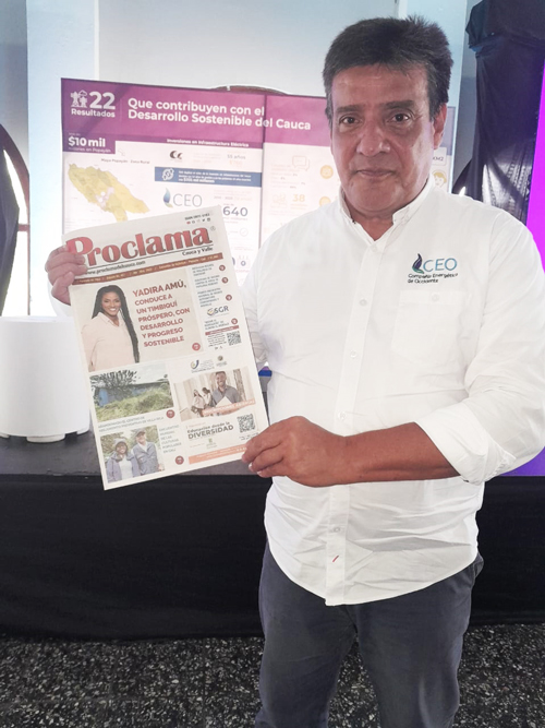 CEO contribuye al desarrollo sostenible del Cauca CEO contribuye al desarrollo sostenible del Cauca