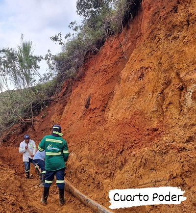 Emquilichao reparó daño que obstruía paso de agua a la PTAP Emquilichao reparó daño que obstruía paso de agua a la PTAP