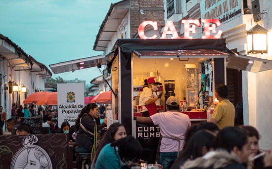 La Calle de los Cafés fortalece la economía en el Centro Histórico de Popayán