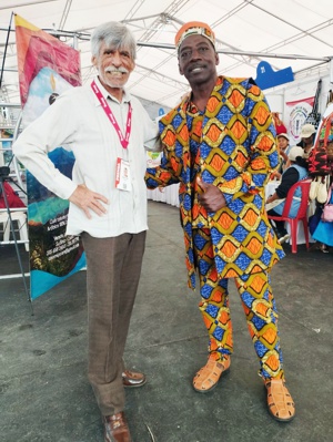 Con Arbey Mina, el popular "Masai".