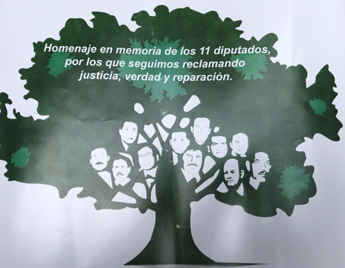 Memoria triste de diputados del Valle asesinados en cautiverio
