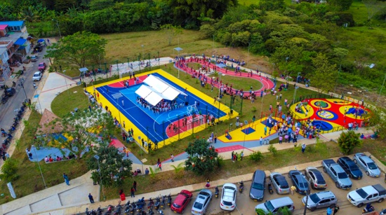 Quilichao inauguró el parque recreo deportivo Corona Real