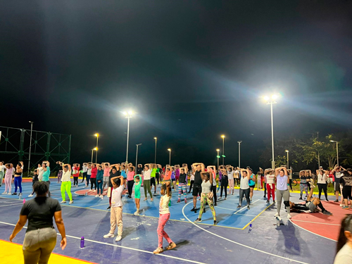 Rumba al barrio: actividad física en Quilichao. Rumba al barrio: actividad física en Quilichao.