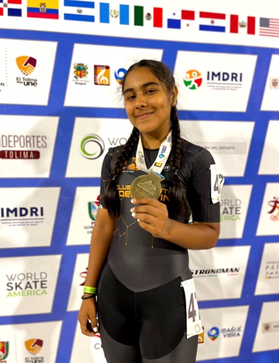 Sara Sofía Daza: Subcampeona Panamericana de Patinaje