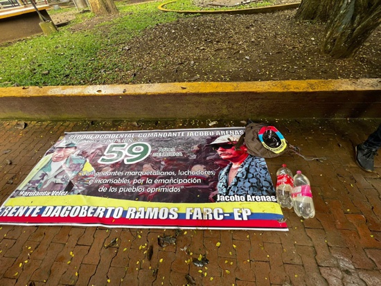 Quilichao amaneció con pancartas de las Farc