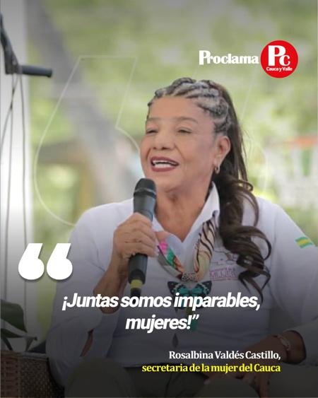 Rosalbina Valdés - Secretaria de la Mujer del Cauca