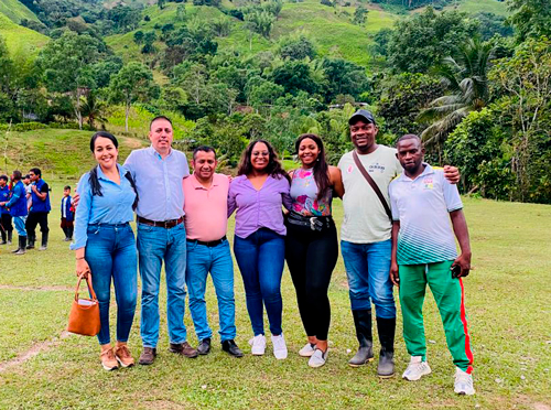Una visita histórica y llena de compromisos en El Naya Una visita histórica y llena de compromisos en El Naya