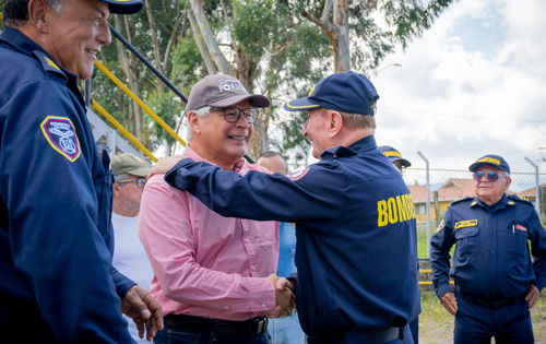 Estación de Bomberos de Popayán en funcionamiento