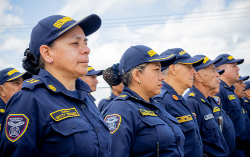 Estación de Bomberos de Popayán en funcionamiento