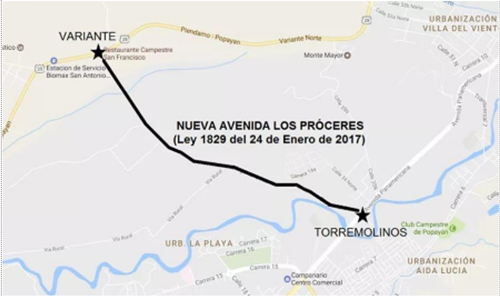 Ingenieros se pronuncian sobre Avenida Los Próceres