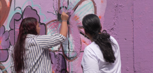 El Mural de ‘La Calle de la Equidad’ fue restaurado El Mural de ‘La Calle de la Equidad’ fue restaurado