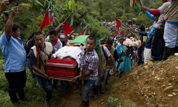 Avanza el asesinato de líderes indígenas Avanza el asesinato de líderes indígenas