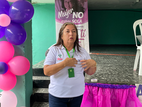 La prevención contra el cáncer de mama y cáncer de cuello uterino avanza en Puerto Tejada. La prevención contra el cáncer de mama y cáncer de cuello uterino avanza en Puerto Tejada.