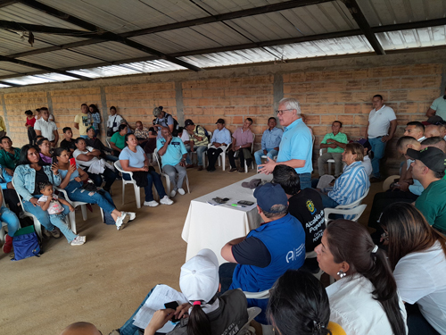 Compromisos y avances de proyectos en veredas de Popayán