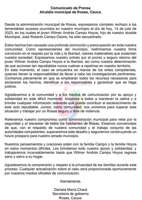 El Cauca continúa bajo control de los criminales El Cauca continúa bajo control de los criminales