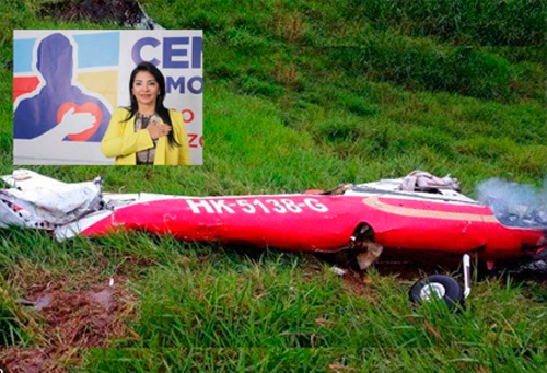 Mueren miembros del Centro Democrático en accidente aéreo