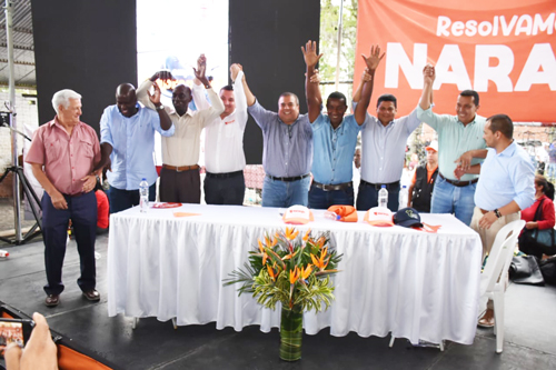 Oscar Campo hizo entrega de avales a precandidatos Oscar Campo hizo entrega de avales a precandidatos