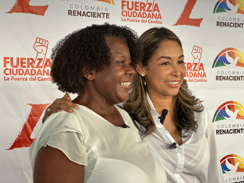 Subsanar para avanzar: Luz Adiela Salazar e Indira Gómez.