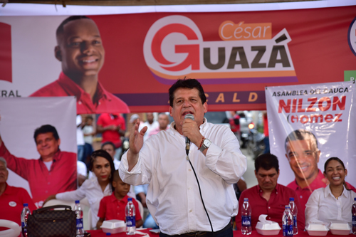 Víctor Ramírez inició su campaña por el norte del Cauca Víctor Ramírez inició su campaña por el norte del Cauca