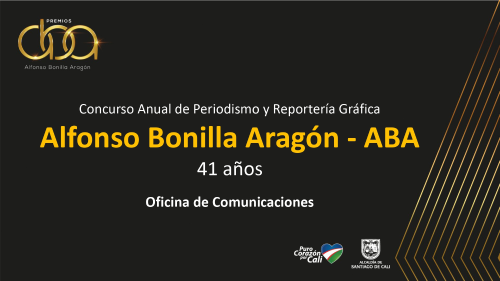 Vuelven los Premios Alfonso Bonilla Aragón 