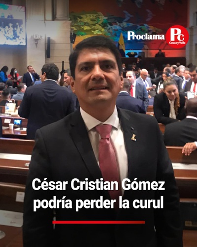 César Cristian Gómez podría perder la curul César Cristian Gómez podría perder la curul