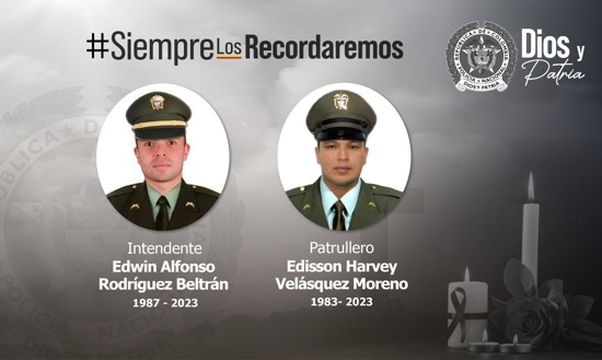 Dos policías muertos y dos heridos tras ataque a patrulla en Meta Dos policías muertos y dos heridos tras ataque a patrulla en Meta