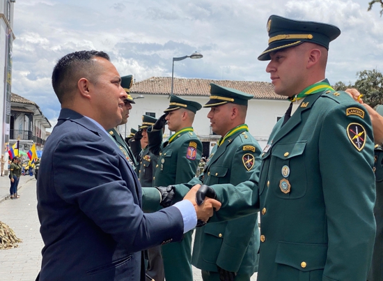 En el Cauca rinden homenaje al Ejército Nacional de Colombia