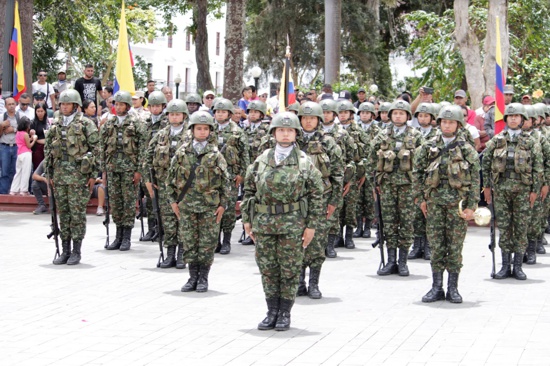 En el Cauca rinden homenaje al Ejército Nacional de Colombia