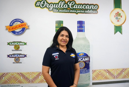Milena Cabezas Hurtado, jefe de la División Administrativa de la Industria Licorera del Cauca