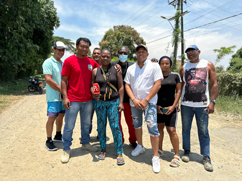 Avanza la pavimentación de Veredas Unidas en Puerto Tejada Avanza la pavimentación de Veredas Unidas en Puerto Tejada