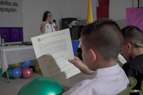 Niños y adolescentes en Popayán se hacen escuchar