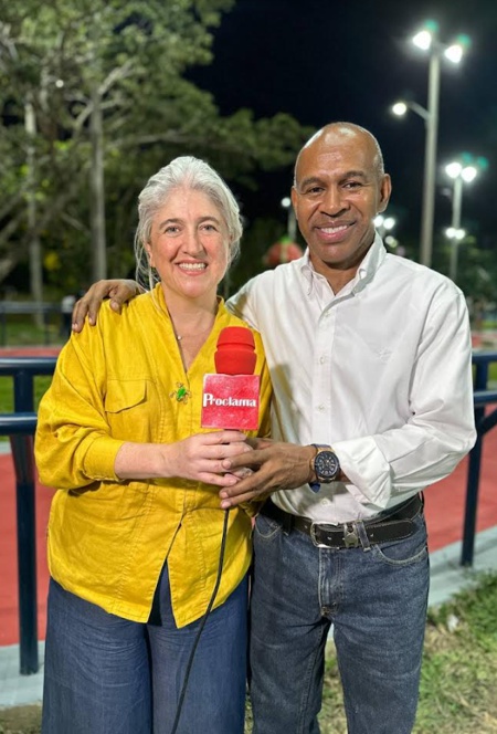 Viviendas y nuevo polideportivo beneficiarán a familias portejadeñas - Catalina Velasco y Dagoberto Domínguez