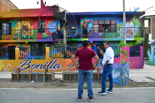 Listos los primeros murales del Bulevar de Oriente