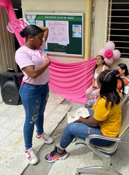 Alcaldía de Puerto Tejada se vistió de rosa