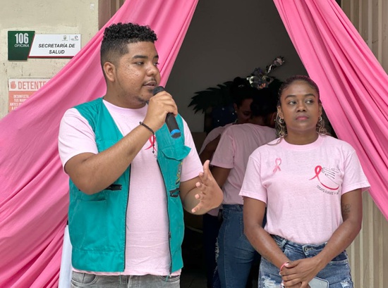 Alcaldía de Puerto Tejada se vistió de rosa