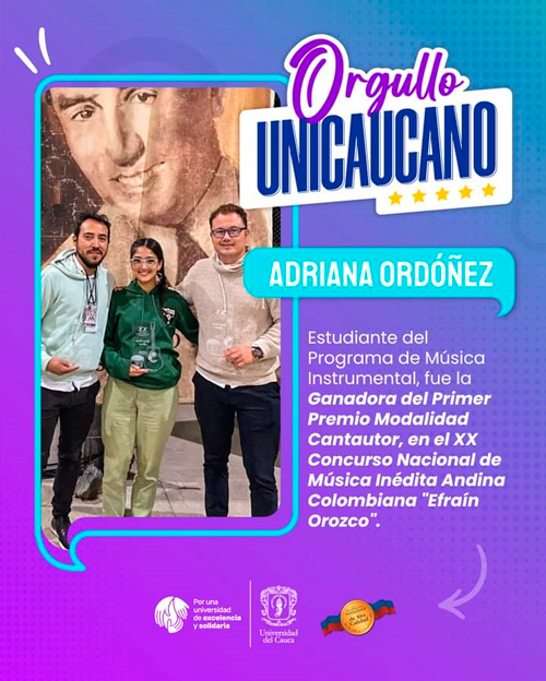 Alexandra Ordoñez Cerón: Una voz que enamora