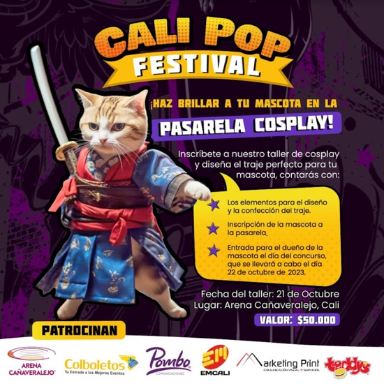 Cali Pop Festival 2023: una fiesta también para peluditos Cali Pop Festival 2023: una fiesta también para peluditos
