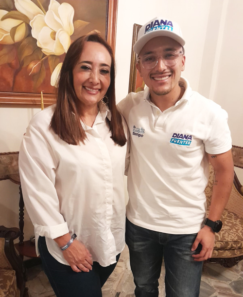 En el rancho de Diana Fuentes