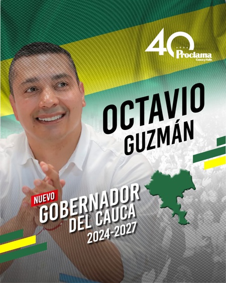 Octavio Guzmán es el nuevo gobernador campesino en el Cauca Octavio Guzmán es el nuevo gobernador campesino en el Cauca