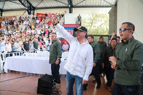 Petro llamó a la unidad en el Cauca desde Popayán