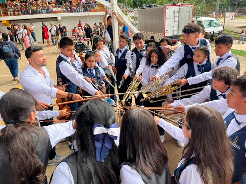 Orquesta Sinfónica JEC brillo en el VII Festival Mestizaje