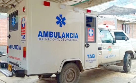 ESE Norte 1 adquirió nueva ambulancia para el Punto de Atención de Suárez.