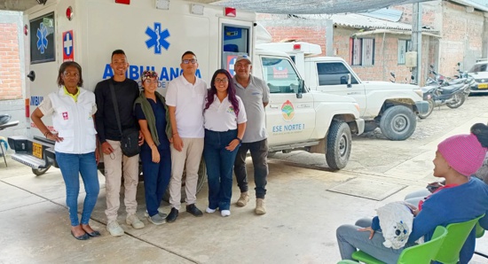 ESE Norte 1 adquirió nueva ambulancia para el Punto de Atención de Suárez.