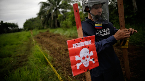 La contaminación de minas antipersona hace estragos
