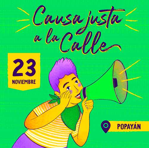 Popayán se prepara para el evento Causa Justa a la Calle