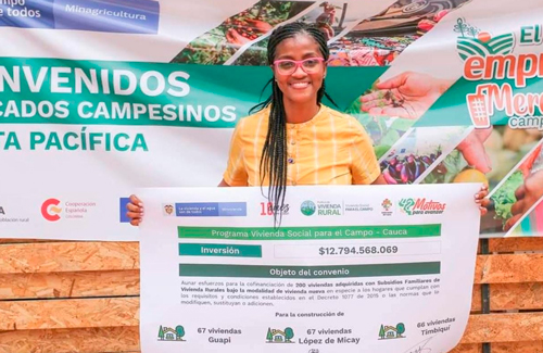 Yadira entrega un Timbiquí próspero y saneado