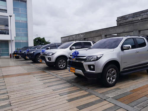 Gobernación entregó nuevo parque automotor Gobernación entregó nuevo parque automotor