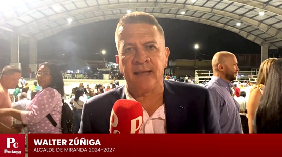 “Hagamos de Miranda el mejor lugar para la vida”: Walter Zúñiga