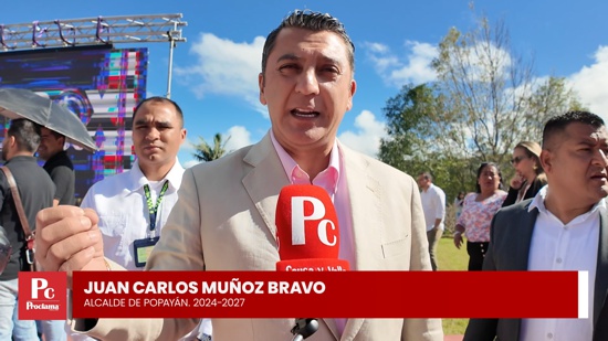 Se posesionó como el alcalde de Popayán Juan Carlos Muñoz